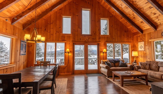 Rangeley 4-Season Retreat – Water and Sunset Views – Wood Stove – Game Room