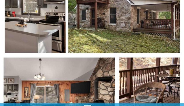 Rustic retreat w kitchen & deck