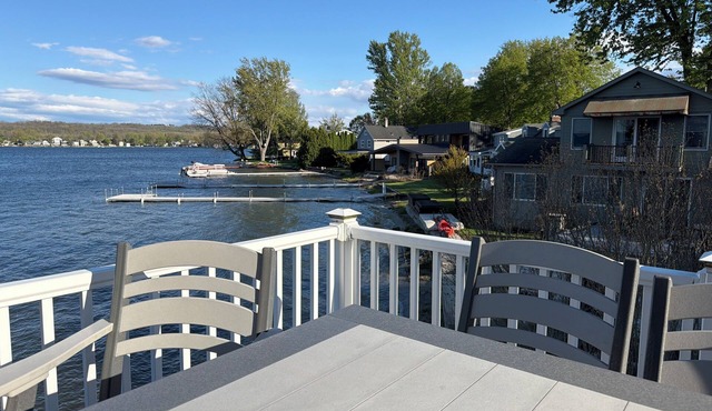 Serene waterfront 3-bedroom house with AC in charming Geneseo on Conesus Lake!