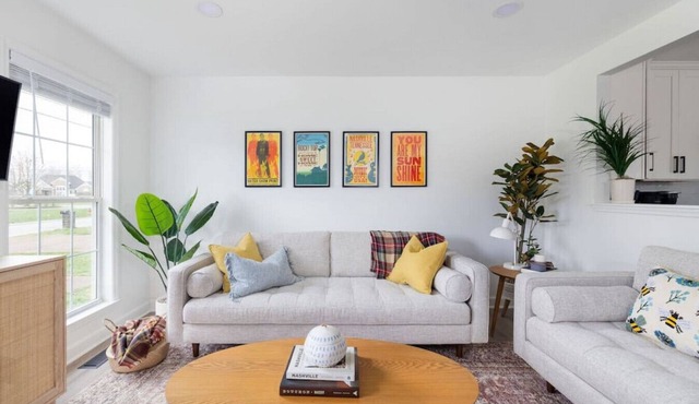 Sleek Home w/Fire Pit, Grill & Family Amenities