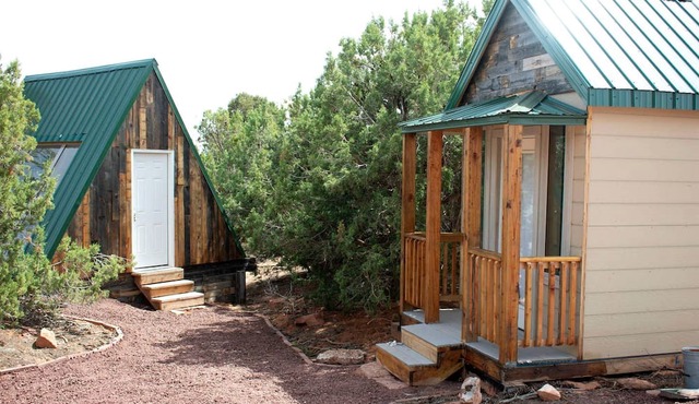 Stunning A-Frame Tiny House Under the Stars near Zion National Park in Utah in Hildale
