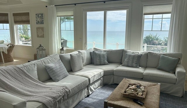 Turtle Trax - Elegant five bedroom new oceanfront home with heated pool.