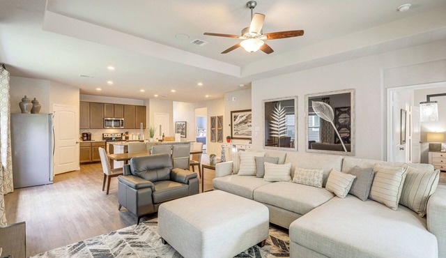 Walk to Brazos County Expo: Elegant Home w/Grill!