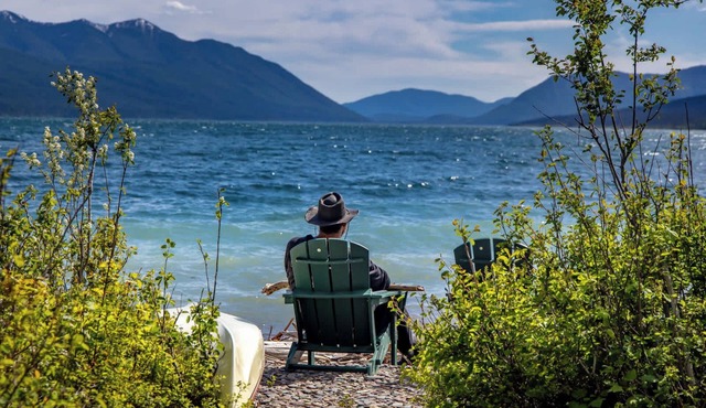 Walsh Cottage inside Glacier National Park on Lake McDonald