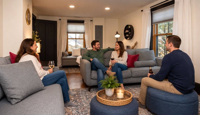 Warm & Inviting Farmhouse Loft | Walk to River, Dining, Shopping & Bridgewater College