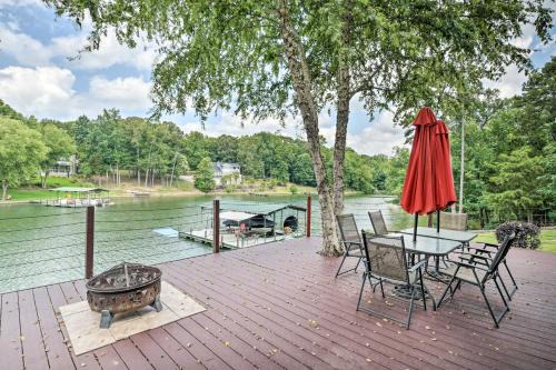 Waterfront Getaway w/Fire Pit + Game Room!